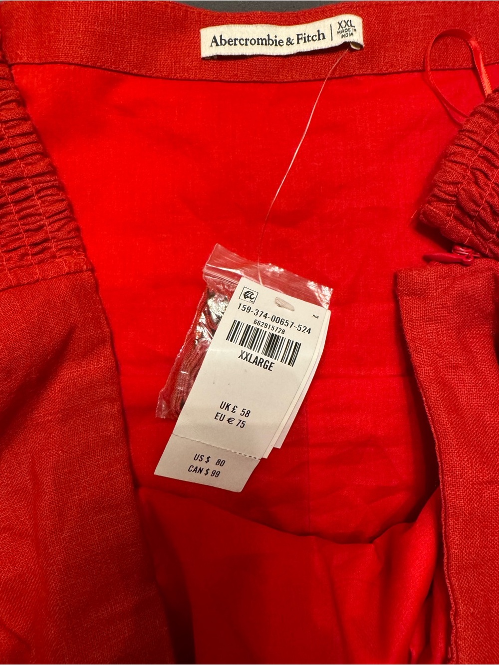 Linen strapless dress - Picture 2 of 2